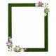 Green Flower Frame