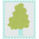 Earth Day- Tree Postage Stamp