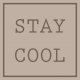 Stay Cool Label