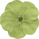 Lilies- Fabric Flower- Green