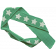 Bow 177 Green Stars - Ribbons #014