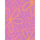 Garden Party Journal Cards- Pink &amp; Orange Flower Card