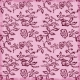 Floral Paper- Pink Glitter
