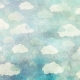 Rainy Days Papers- Aqua Clouds