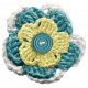 Frozen Crochet Flower- Multi Color