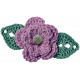 Country Wedding - Purple Crochet Flower