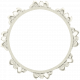 Country Wedding- Round Lace Frame