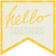 Sunshine &amp; Lemons- Hello Sunshine Tag