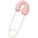 Oh Baby Baby- Pink Safety Pin