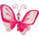 Tiny, But Mighty- Pink Nylon Butterfly
