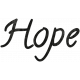 Tiny, But Mighty Hope Word Art