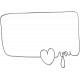 Be Mine- Love You Wire Word Art Frame