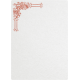 Tiny, But Mighty Orange Embellished Note Paper