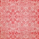 Quilted With Love- Modern Red Floral Fabric Paper
