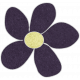 Purple Cardstock Flower