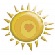 Sunshine and Lemons- Sun Sticker