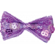 One Stop Bunting Shop- Purple Sequin Bow