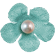 Hello- Teal Flower