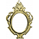 Oh Baby, Baby- Gold Oval Frame