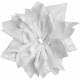 Pond Life - White Fabric Flower 1