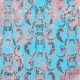 Tropics Paper Damask Blue