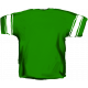 Football Jersey Back Green