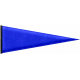 Baseball Pennant- Blue