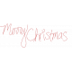 Touch of Sparkle Christmas Word Art Merry Christmas