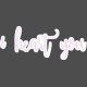 Amity Wordart Sticker &quot;Today&quot;i heart you