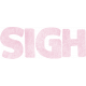 ::Pearl:: Sigh Wordart- Pink