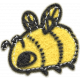 ::Raindrops &amp; Rainbows Kit:: Felt Bee w/ Shadow