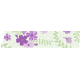 Purple Green Floral Washi Tape 03