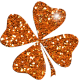 Saint Patrick Glitter Shamrock 01