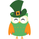 Saint Patrick Cute Bird 08