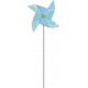 Retro Camper Kit Add-On: Blue Floral Pinwheel