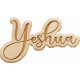 April Add-On: Yeshua Etched Wood Word Art