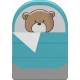 Kumbaya Mini Kit Bear in Sleeping Bag