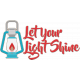 Kumbaya Mini Kit Lantern &amp; Let Your Shine Shine Wordart