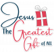 Jesus the Greatest Gift Word Art