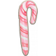Pink Christmas Candy Cane Chipboard