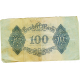 Hundert Mark Reichsbanknote, back side