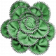 Genius Green Cloth Flower