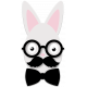 Hipster Bunny 03