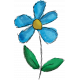Don&#039;t Eat The Daisies (blue flower) 08