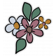 Vintage Memories (flower sticker 02)