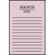 Calendar Pocket Cards Plus- march 07