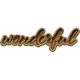 Snow Beautiful (Wood)- Wordart wonderful