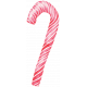 Watercolor Christmas Candy Cane