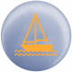 Camping Life Button: Sail Boat