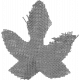 Burlap Leaf Template 2